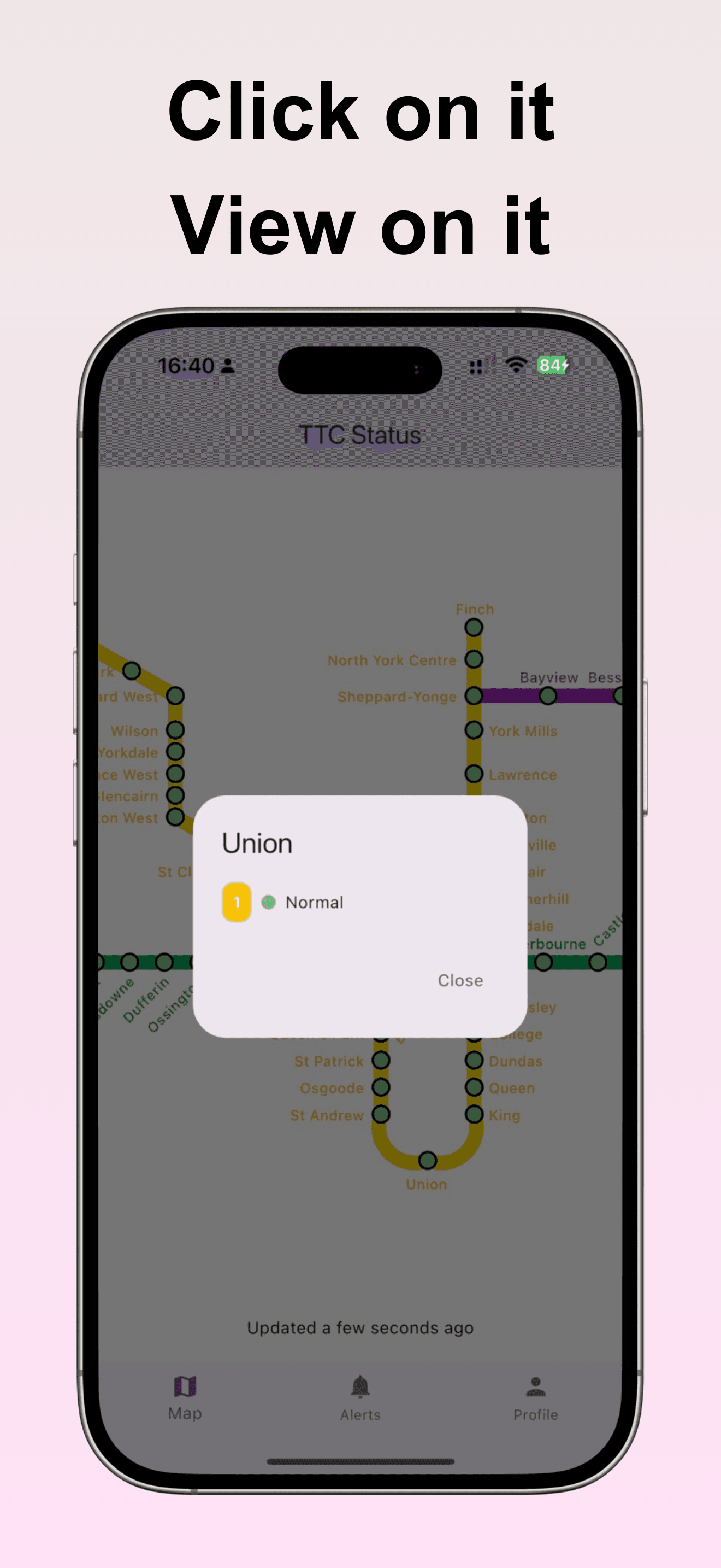 TTC Station Map