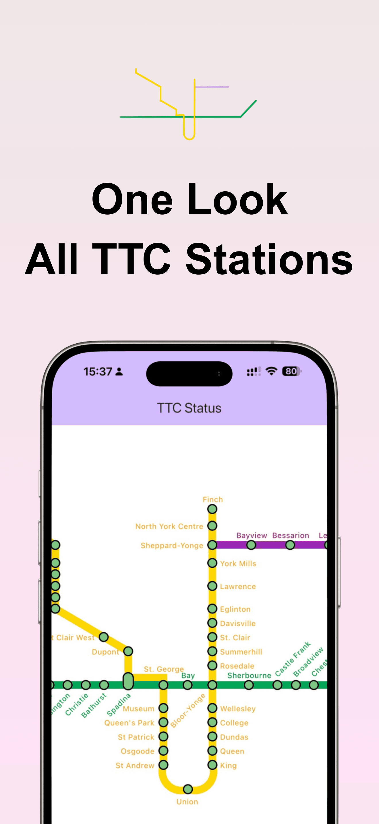 TTC Station Map